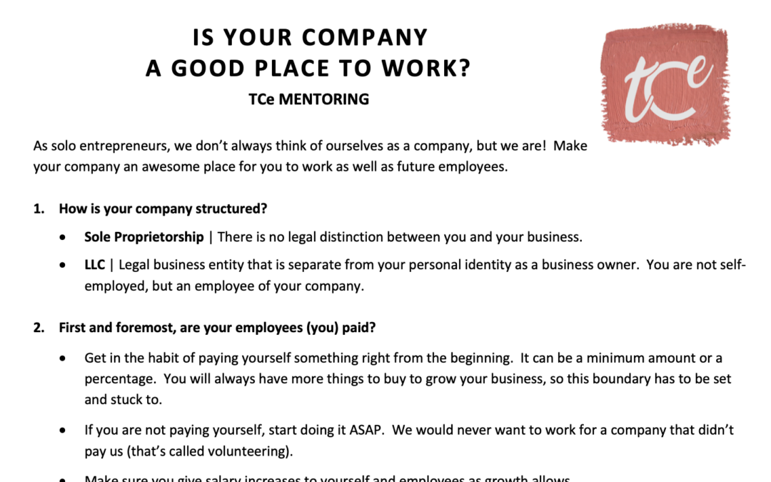 Is your company good to work for?
